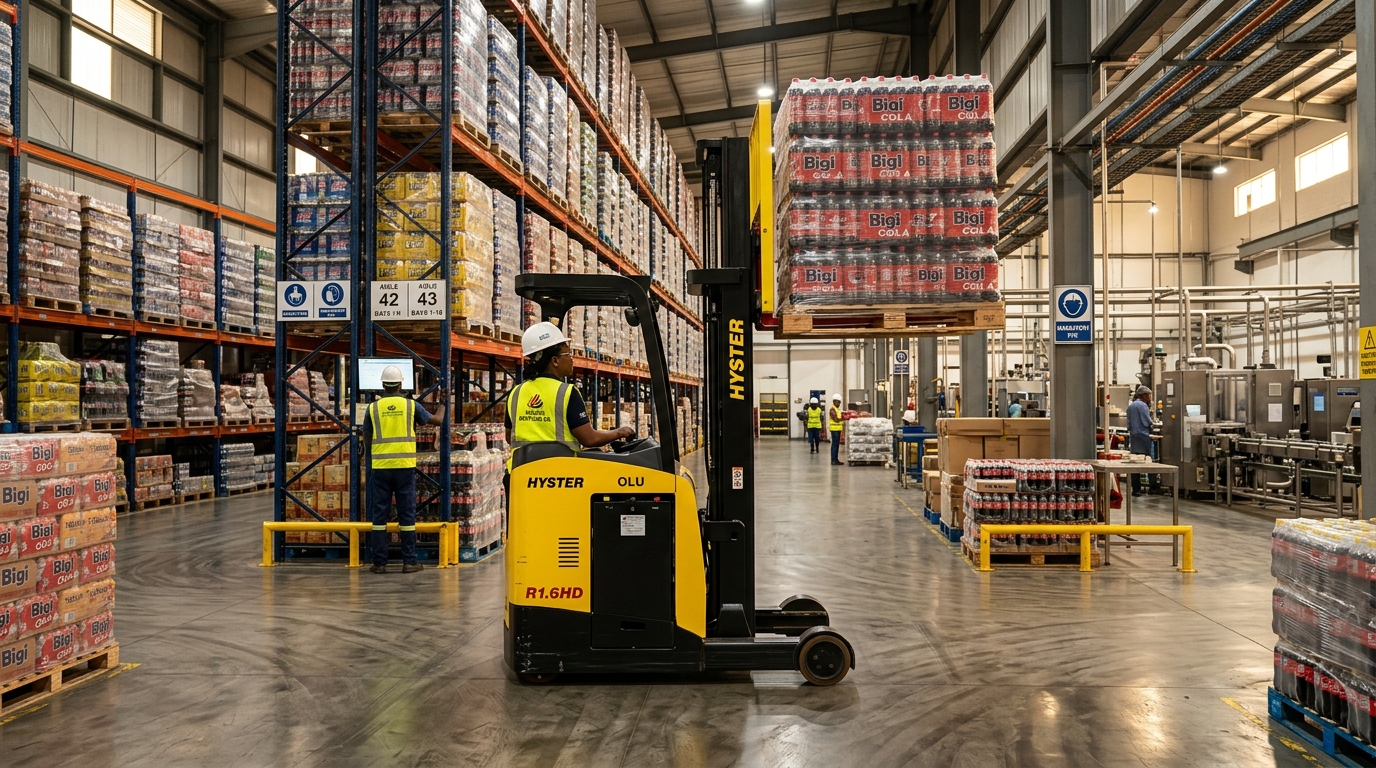 Fleet Optimization for a 40,000 sqm Bottling Facility